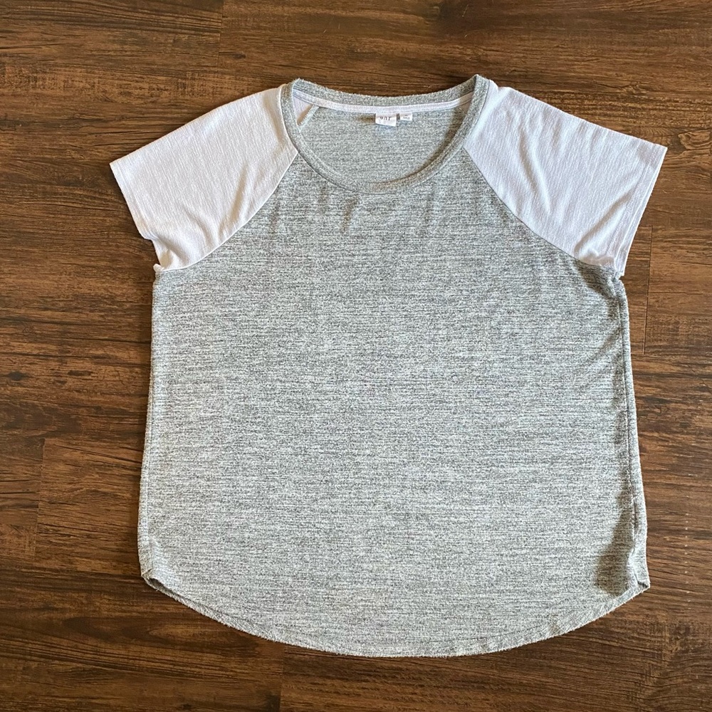 GAP Top Softspun Raglan Sleeve Marled Soft Knit Pullover Womens X-Large